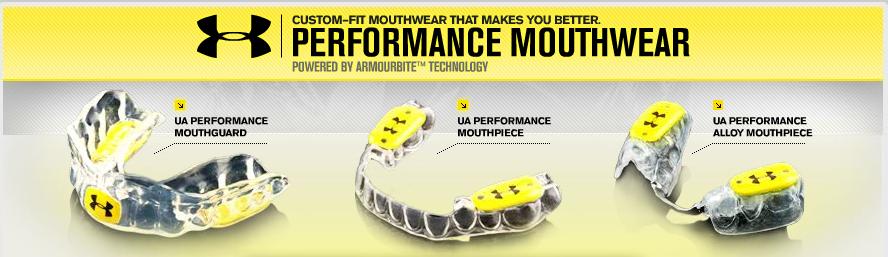 Custom Under Armoursports mouthguards in Monkton